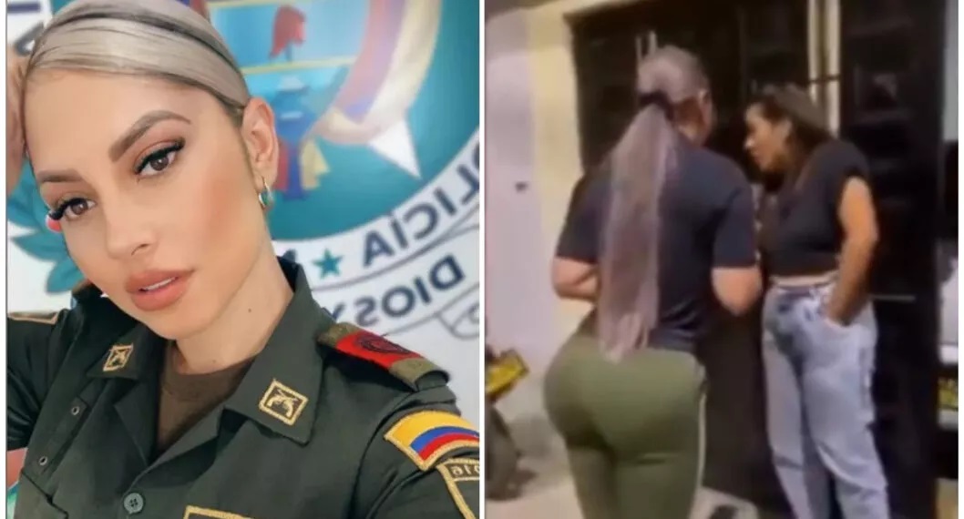 Video La Policía Más Sexy De Colombia Se Agarró Con Su Vecina Pero Sin Uniforme 